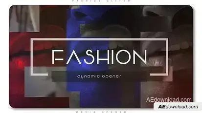 Fashion Dynamic Media Opener Video Displays template preview
