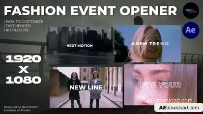 Fashion Event Opener Openers template preview