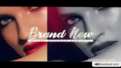 Fashion Glitch Opener Openers template preview