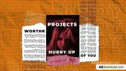 Fashion Hip-Hop Promo Openers template preview