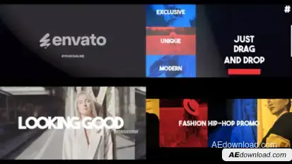 Fashion Hip Hop Promo for After Effects Product Promo template preview