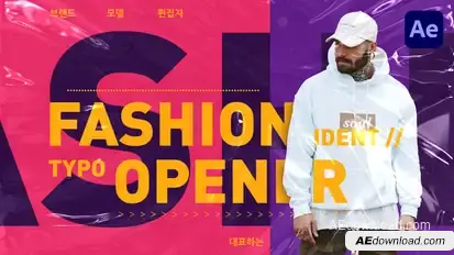 Fashion Ident // Typo Opener Openers template preview