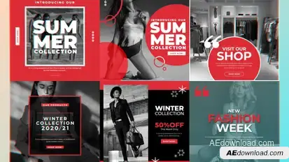 Fashion Instagram Ad Product Promo template preview