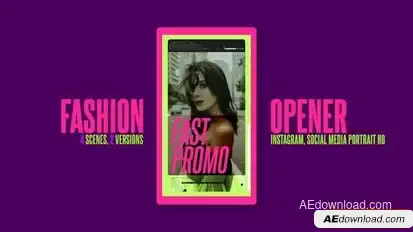 Fashion Instagram Opener Openers template preview