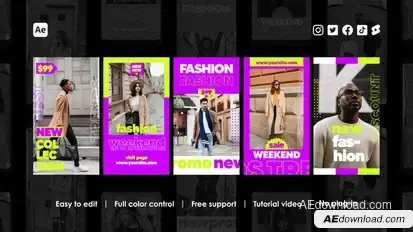 Fashion Instagram Reels Product Promo template preview