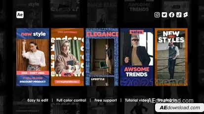 Fashion Instagram Reels Product Promo template preview