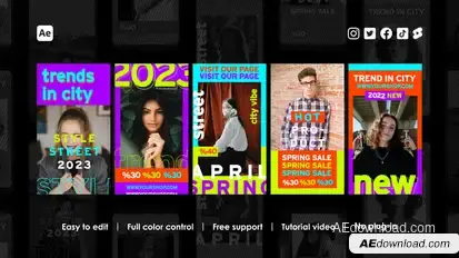 Fashion Instagram Stories Product Promo template preview