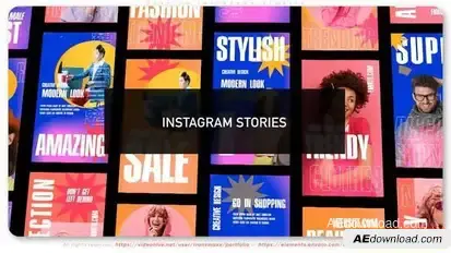 Fashion Instagram Stories Openers template preview