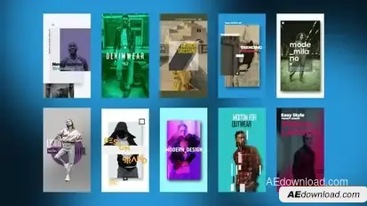 Fashion Instagram Stories Openers template preview
