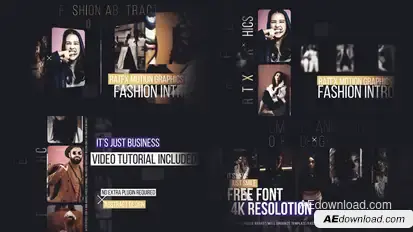 Fashion Intro broadcast-packages template preview