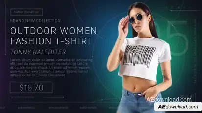 Fashion Market Promotion Product Promo template preview