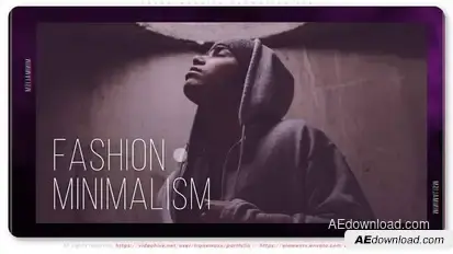 Fashion Minimalism broadcast-packages template preview