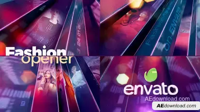 Fashion Opener Video Displays template preview