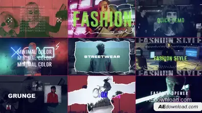 Fashion Opener Grunge Openers template preview