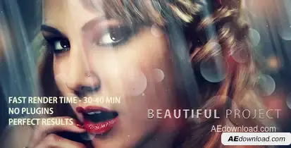 Fashion Portfolio Video Displays template preview