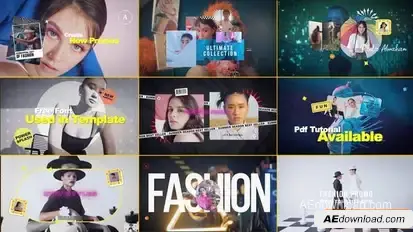 Fashion Promo Clean Openers template preview