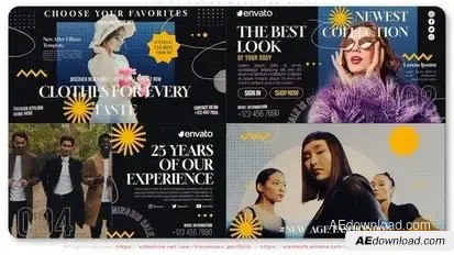 Fashion Promo Magazine Style Openers template preview