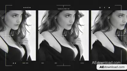 Fashion Promo Opener Video Displays template preview