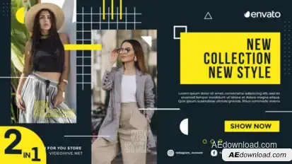 Fashion Promo Slideshow broadcast-packages template preview