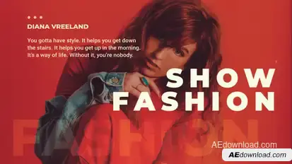 Fashion Promo Slideshow Video Displays template preview