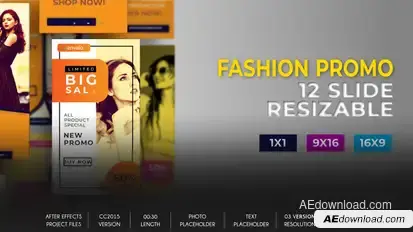 Fashion Promo Social B77 Product Promo template preview
