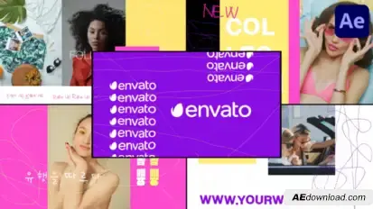 Fashion Promo Typography for After Effects Titles template preview