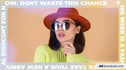 Fashion Promotion Opener broadcast-packages template preview