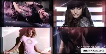 Fashion Reel Video Displays template preview