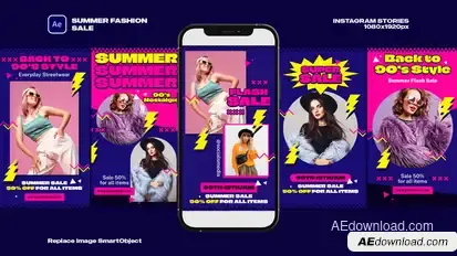 Fashion Sale broadcast-packages template preview