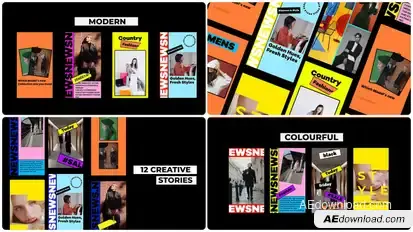 Fashion Sale Instagram Stories Product Promo template preview
