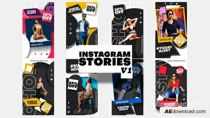 Fashion Sale Instagram Stories Product Promo template preview
