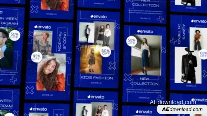 Fashion Sale Instagram Story and Reels broadcast-packages template preview