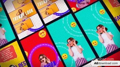 Videohive Fashion Sale Poster Instagram Story Elements template preview