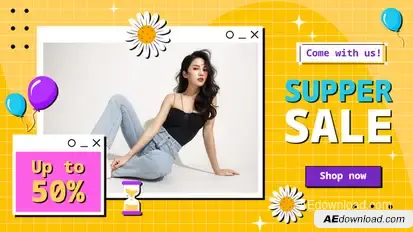 Fashion Sale Promo broadcast-packages template preview