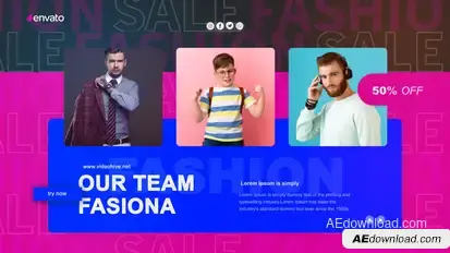 Fashion Sale Promo v2 Product Promo template preview