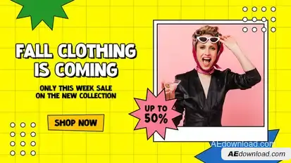 Fashion Sale Slides Promo broadcast-packages template preview