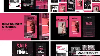 Fashion Sale Stories Instagram Product Promo template preview