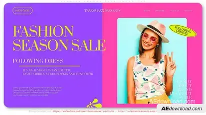 Fashion Season Sale Promotion broadcast-packages template preview