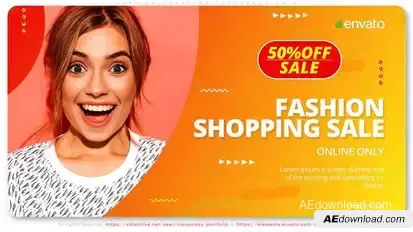Fashion Shopping Clearance Sale Product Promo template preview