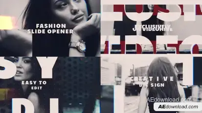 Fashion Slide Opener Openers template preview