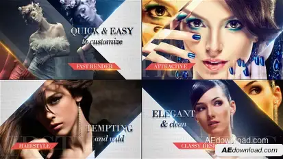Fashion Slideshow Video Displays template preview