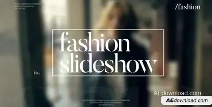 Fashion Slideshow Video Displays template preview