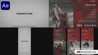 Fashion Store for After Effects Openers template preview
