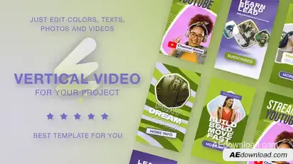 Fashion Stories Video Displays template preview