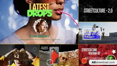 Fashion Streetwear 2 Product Promo template preview