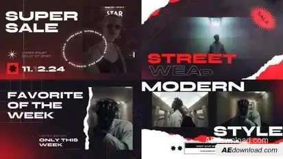 Fashion Urban Promo Openers template preview