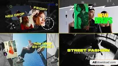 Fashion Urban Street Openers template preview