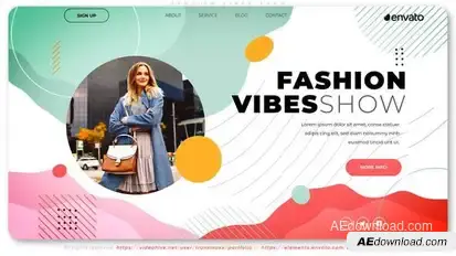 Fashion Vibes Show Product Promo template preview