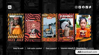 Fashion Week Instagram Reels Product Promo template preview