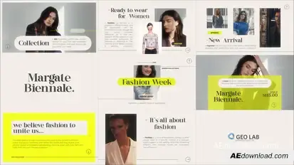 Fashion Week  l  Fashion Designs  l  Brands Promotion Video Displays template preview